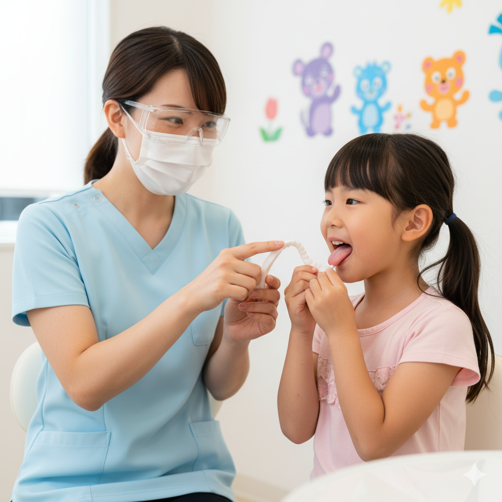 歯科衛生士の指導の様子